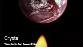  Presentation with global warming - Slide deck enhanced with global warming background and a black colored foreground