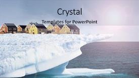  Presentation with global warming - Cool new slides with global-warming backdrop and a light blue colored foreground