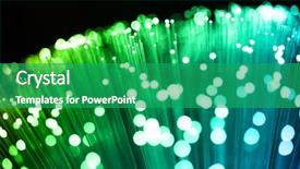  Presentation with fiber optics - Colorful slides enhanced with globe blue - fiber optics background with lots backdrop and a ocean colored foreground