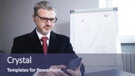  Presentation with calculator - Colorful PPT layouts enhanced with globe budget - businessman with calculator backdrop and a  colored foreground