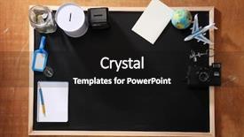  Presentation with save water concept saving - Slide deck consisting of globe budget - saving for leisure or travel background and a  colored foreground