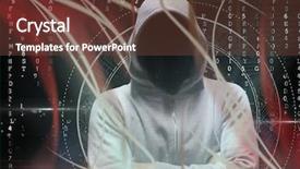  Presentation with globe hands cross - Cool new PPT theme with globe cross - digital composite of grey jumper backdrop and a tawny brown colored foreground