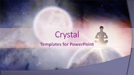  Presentation with vector - Beautiful PPT layouts featuring globe cross - vector female practicing meditation backdrop and a lemonade colored foreground