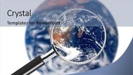  Presentation with under the sea and earth - PPT layouts consisting of gothic - land collage - leafless bushes background and a light gray colored foreground.