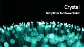  Presentation with fiber optics - Audience pleasing PPT theme consisting of globe highway - fiber optics background with lots backdrop and a black colored foreground