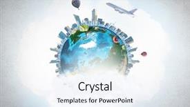  Presentation with earth and life science - Audience pleasing presentation consisting of globe highway - our earth planet and modern backdrop and a  colored foreground