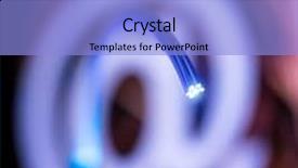  Presentation with email ettiquette - Amazing presentation design having globe internet address - fiber optics background with email backdrop and a light blue colored foreground