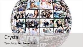  Presentation with history earth globe isolated white - Cool new PPT theme with globe is isolated backdrop and a light gray colored foreground