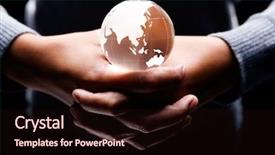  Presentation with asia - Presentation featuring globe on it showing asia background and a wine colored foreground