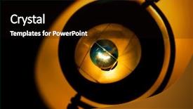  Presentation with eye glasses looking at world - Presentation theme enhanced with globe orange - world domination eye background and a  colored foreground