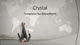  Presentation with inspiration - Audience pleasing presentation design consisting of globe plane - having rest to find inspiration backdrop and a light gray colored foreground