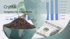  Presentation with busines islamic - Cool new PPT theme with globe's money and busines backdrop and a light blue colored foreground