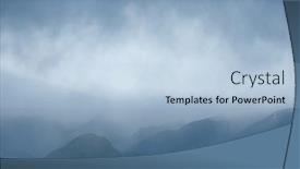  Presentation with gloomy - Theme with gloomy-rainy-sky-over-manapouri background and a light blue colored foreground