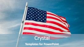  Presentation with bright blue colour for - Beautiful slides featuring glory world - american flag against bright blue backdrop and a light blue colored foreground