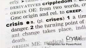  Presentation with dictionary - Cool new presentation theme with glossary - close up of the word backdrop and a white colored foreground