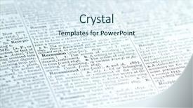  Presentation with definition - Cool new presentation with glossary - close up view backdrop and a sky blue colored foreground