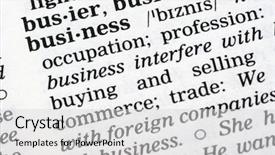  Presentation with definition - Audience pleasing presentation consisting of glossary - definition of business backdrop and a  colored foreground