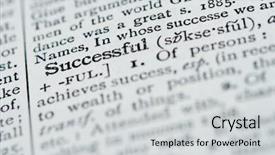  Presentation with definitions - Colorful slides enhanced with glossary - dictionary definitions of powerful business backdrop and a light gray colored foreground