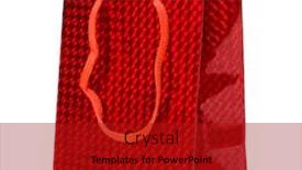  Presentation with festive - Beautiful presentation theme featuring glossy-festive-gift-bag-isolated backdrop and a crimson colored foreground