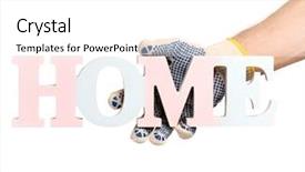  Presentation with human rights concept the text - Presentation design having glove with text banner human background and a white colored foreground