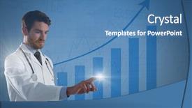  Presentation with air - Audience pleasing slides consisting of glow with bar chart rising backdrop and a teal colored foreground