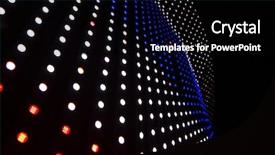  Presentation with neon - Slide set featuring glowing background with a neon background and a black colored foreground