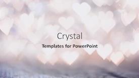  Presentation with glowing lights - Theme enhanced with glowing-beautiful-golden-bokeh-lights background and a sky blue colored foreground