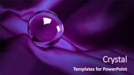  Presentation with crystal ball - Slides enhanced with glowing crystal ball shot background and a violet colored foreground