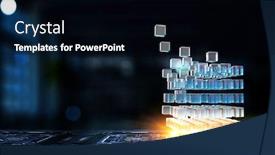  Presentation with creativity - Beautiful presentation design featuring glowing-cubes-innovation-and-creativity backdrop and a black colored foreground