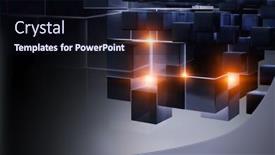  Presentation with creativity - Slides enhanced with glowing-cubes-innovation-and-creativity background and a wine colored foreground