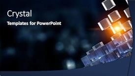  Presentation with creativity - Cool new presentation with glowing-cubes-innovation-and-creativity backdrop and a black colored foreground