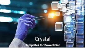  Presentation with innovation - Slides having glowing-cubes-innovation-and-creativity background and a wine colored foreground