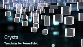  Presentation with innovation - PPT theme consisting of glowing-cubes-innovation-and-creativity background and a wine colored foreground