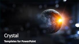  Presentation with sound wave physics technology - Theme with glowing earth soundwaves - modern technology of sound background and a black colored foreground