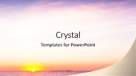  Presentation with glowing corss - Beautiful PPT theme featuring skyscaper - glowing paradise magnificent view backdrop and a cream colored foreground