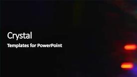  Presentation with abstract light - PPT theme having glowing streaking - abstract light streak effect background background and a black colored foreground