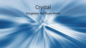  Presentation with blue - Slide set featuring glowing streaking - blue and white streaked background background and a light blue colored foreground