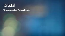  Presentation with glowing lights - Audience pleasing PPT theme consisting of glowing streaking - city lights in the night backdrop and a ocean colored foreground