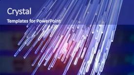  Presentation with fiber optics - Cool new slide deck with glowing streams data - fiber optics cable with lights backdrop and a ocean colored foreground