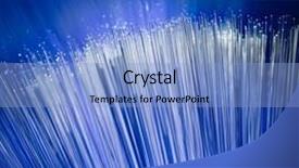  Presentation with fiber optics - Slide deck with glowing streams data - fiber optics lights abstract background background and a  colored foreground