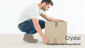  Presentation with cardboard - Cool new PPT layouts with glucosa - full length side view backdrop and a soft green colored foreground