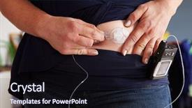  Presentation with blood alcohol level - Beautiful presentation featuring glucose - male diabetic checking blood sugar backdrop and a wine colored foreground