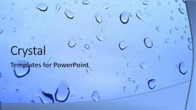  Presentation with window rock - Colorful presentation enhanced with glue drop - droplets on window backdrop and a  colored foreground