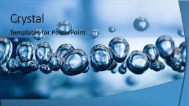  Presentation with glue - Audience pleasing PPT layouts consisting of glue drop - stark bubbles in gel magnification backdrop and a light blue colored foreground