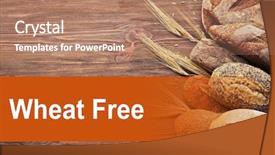  Presentation with health diet - Amazing presentation having free sports - fresh baked bread backdrop and a coral colored foreground