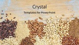  Presentation with rice grains - Colorful PPT layouts enhanced with gluten free grains buckwheat amaranth backdrop and a lemonade colored foreground
