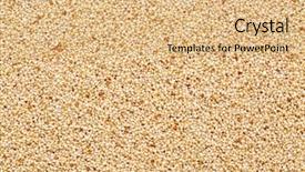  Presentation with gluten free - PPT layouts featuring gluten free ivory teff grain background and a coral colored foreground