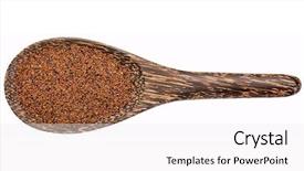  Presentation with gluten free - Slide set featuring gluten free kaniwa baby quinoa background and a white colored foreground