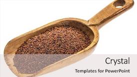  Presentation with gluten free - Presentation theme with gluten free kaniwa baby quinoa background and a soft green colored foreground