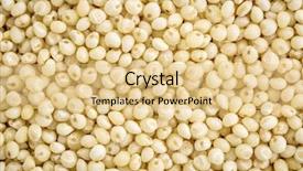  Presentation with gluten free - Audience pleasing theme consisting of gluten-free-millet-grain-background backdrop and a lemonade colored foreground